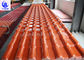 Terracotta 219mm Wave Upvc Asa Synthetic Resin Roof Tile