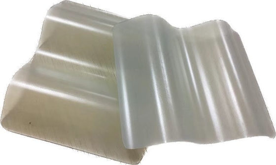 Clear Fiberglass Reinforced Plastic Tile Building Material For Greenhouse Garden Stat