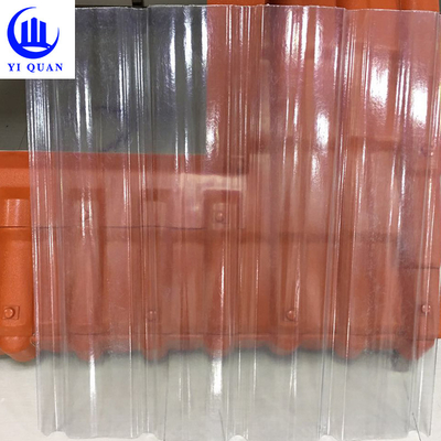Clear Fiberglass Reinforced Plastic Tile Building Material For Greenhouse Garden Stat