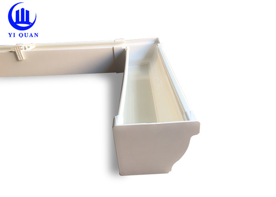 Long life span PVC Rain Gutter sink For Villa eave roof water collecting