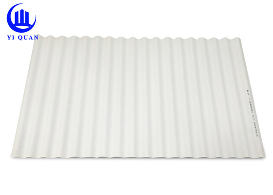 Waterproof Heat Insulation PVC Plastic Roof Tile For Chemical Factory School