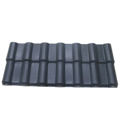 Spanish Style Synthetic Resin Roof Tiles 2.3-3.0mm Thickness