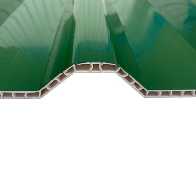 4.5kg/m2 Twin Wall Roofing Sheets Strong Load Capacity Upvc Hard Hollow Sheet