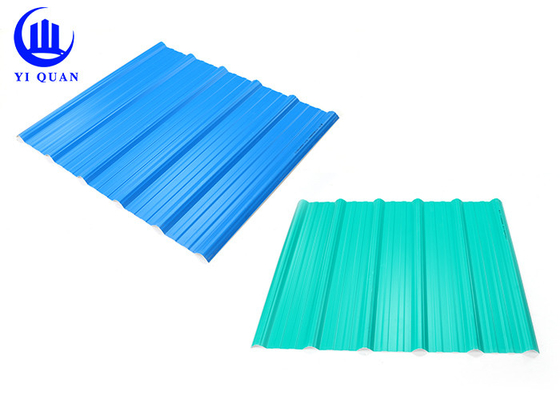 貨物ヤードのガレージのための耐火性の UPVC PVC 上塗を施してある屋根瓦