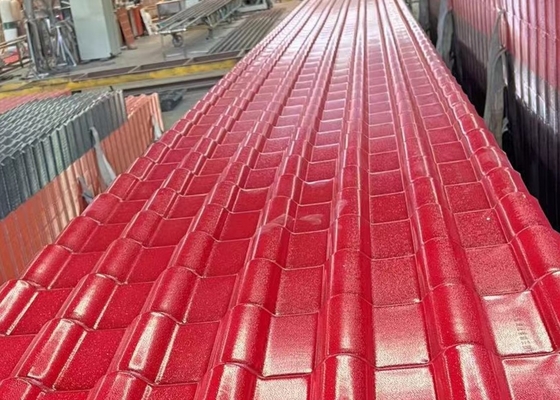 環境に優しいAsaの樹脂タイル219mmの優れた耐荷重能力の屋根瓦