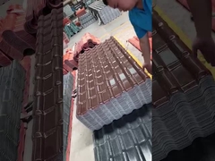 ASAポリ塩化ビニールの茶色の屋根シート